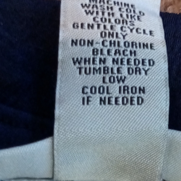 Catherines Plus Size Blue Scoop neck Batwing Sleeve embroidered Blouse 2x - Picture 7 of 8